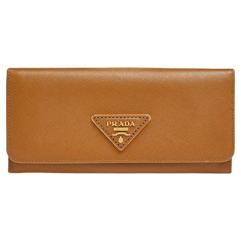 brown saffiano wallet prada|Prada saffiano wallet sale.